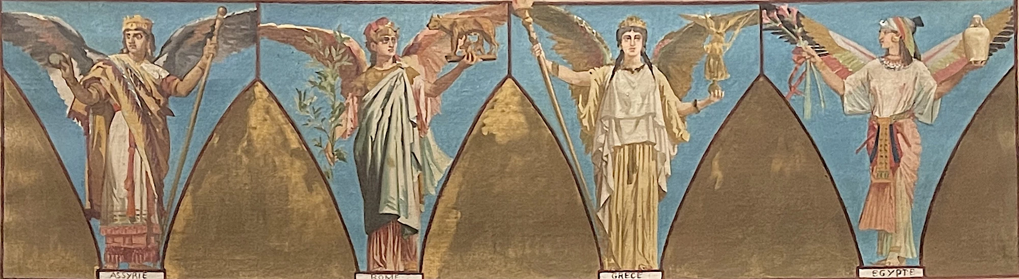 Grecia, Roma, Egitto e Assiria, 1887 - 1888